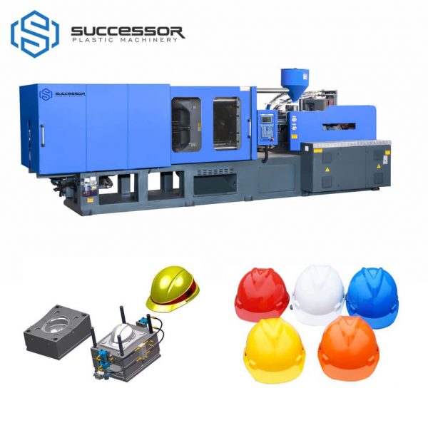 Safety helmet injection molding machine