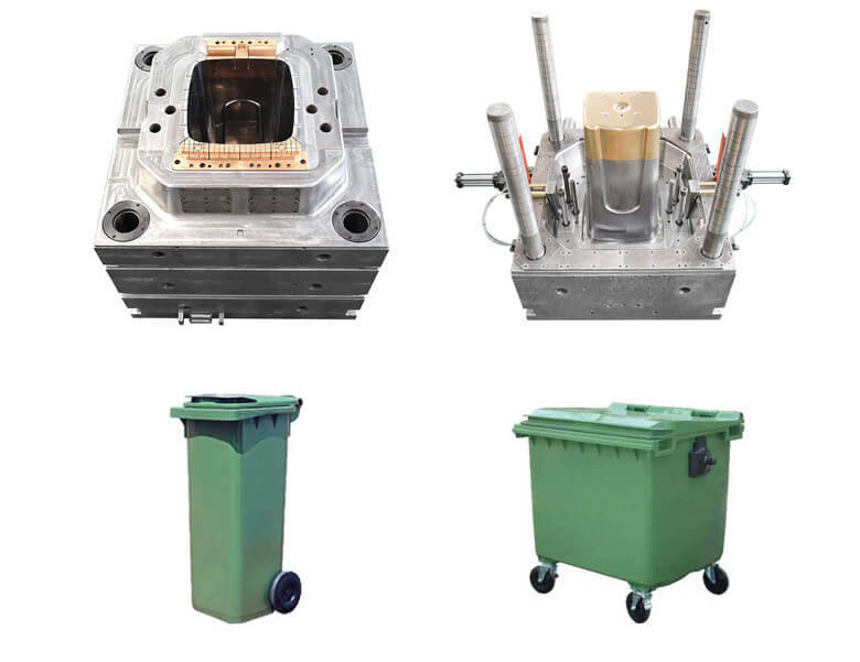 Plastic Outdoors Dustbin Making Injection Molding Machine