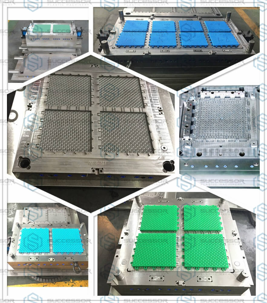 Plastic Suspended Floor Mat Making Injection Molding Machine